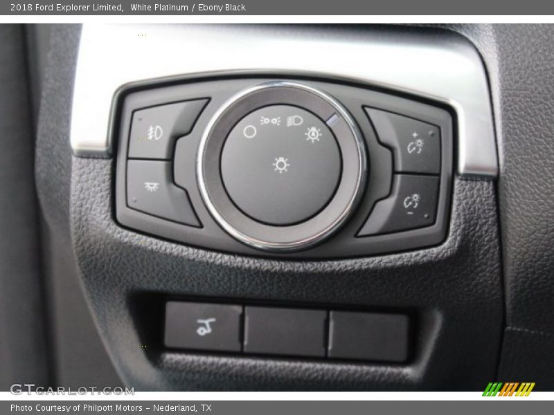 White Platinum / Ebony Black 2018 Ford Explorer Limited