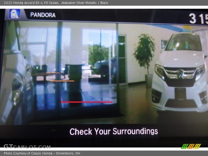 Alabaster Silver Metallic / Black 2013 Honda Accord EX-L V6 Sedan