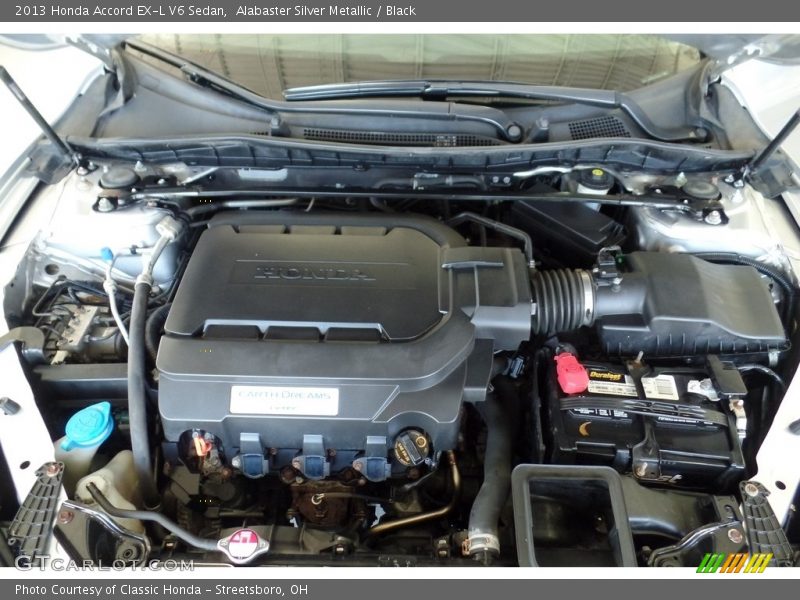 Alabaster Silver Metallic / Black 2013 Honda Accord EX-L V6 Sedan