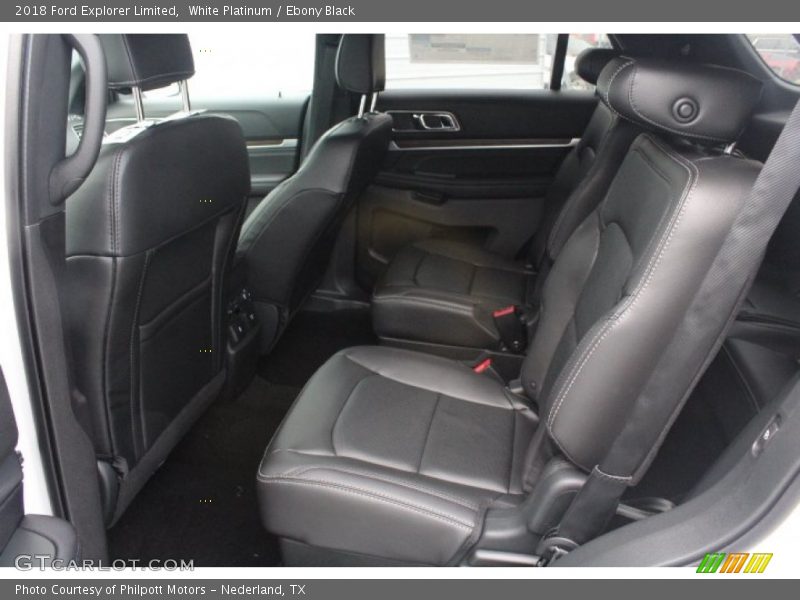 White Platinum / Ebony Black 2018 Ford Explorer Limited