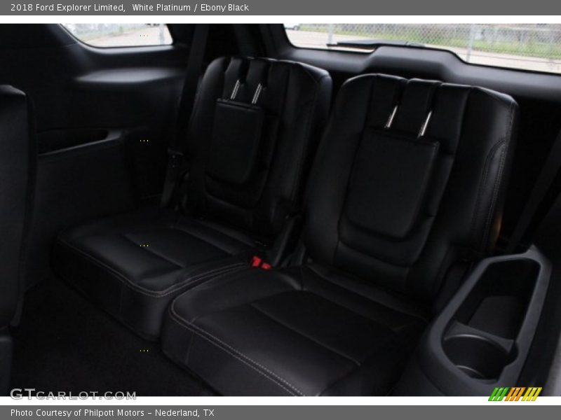 White Platinum / Ebony Black 2018 Ford Explorer Limited