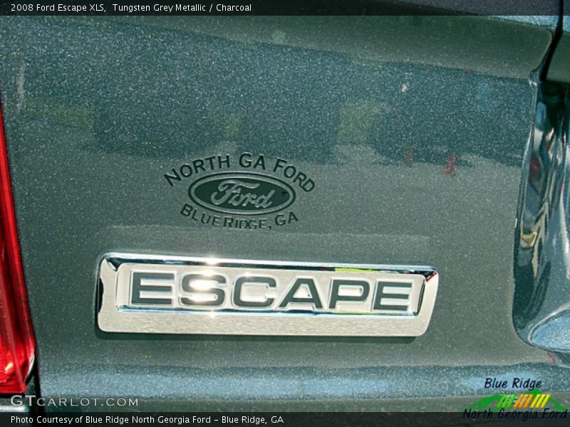 Tungsten Grey Metallic / Charcoal 2008 Ford Escape XLS