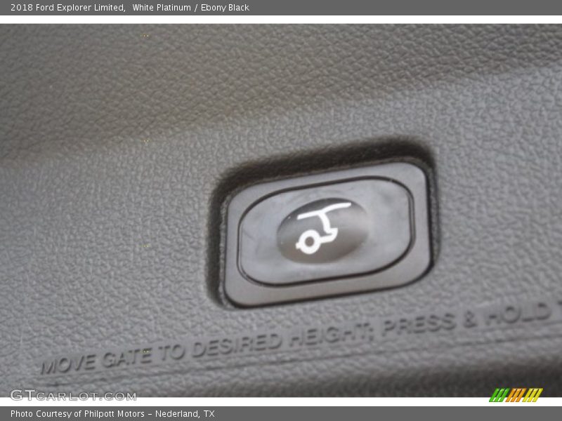 White Platinum / Ebony Black 2018 Ford Explorer Limited