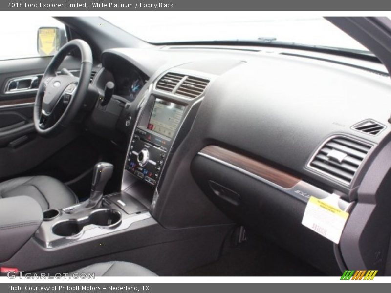 White Platinum / Ebony Black 2018 Ford Explorer Limited