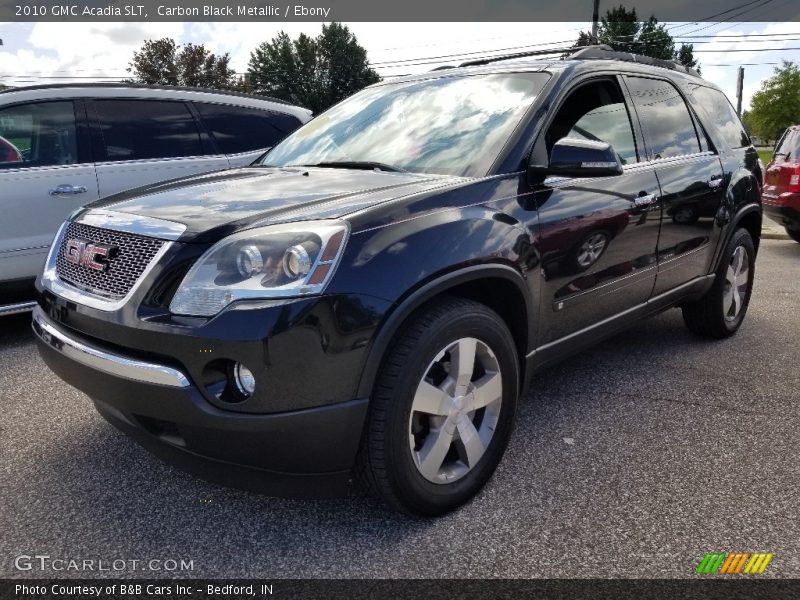 Carbon Black Metallic / Ebony 2010 GMC Acadia SLT