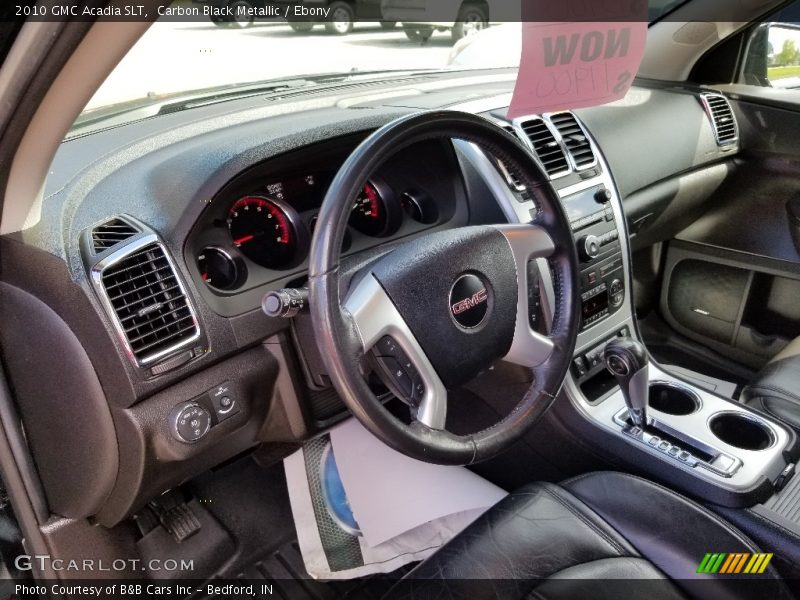Carbon Black Metallic / Ebony 2010 GMC Acadia SLT