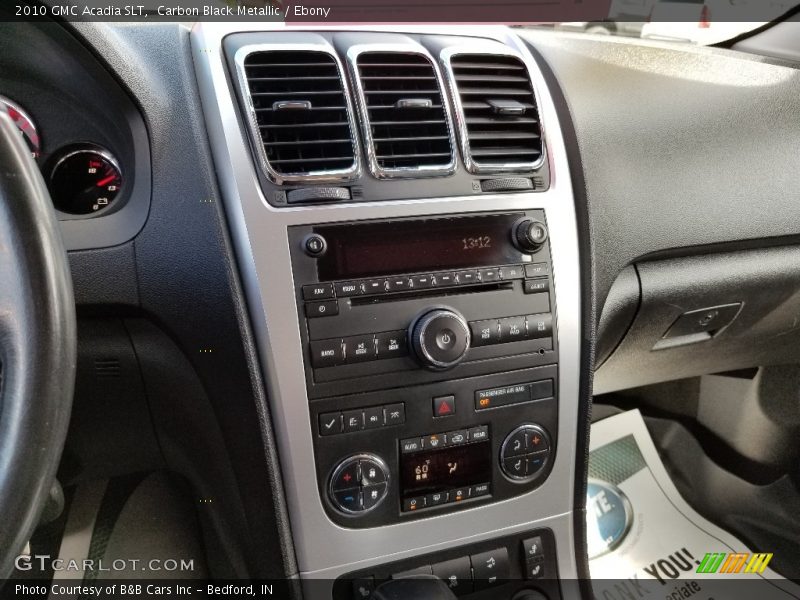 Carbon Black Metallic / Ebony 2010 GMC Acadia SLT