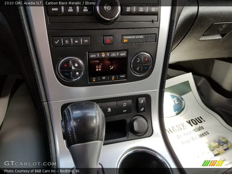 Carbon Black Metallic / Ebony 2010 GMC Acadia SLT