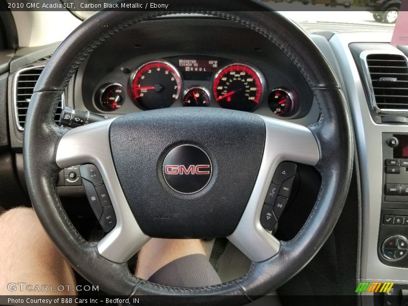 Carbon Black Metallic / Ebony 2010 GMC Acadia SLT