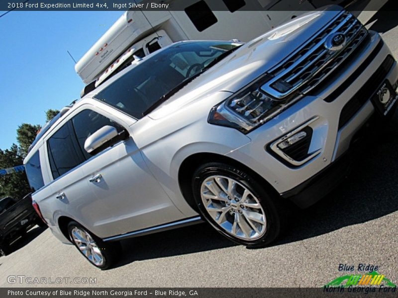 Ingot Silver / Ebony 2018 Ford Expedition Limited 4x4