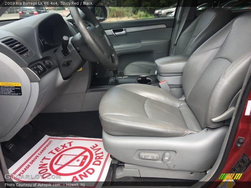 Spicy Red / Black 2009 Kia Borrego LX V6 4x4