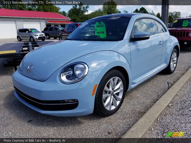 Denim Blue / Titan Black 2013 Volkswagen Beetle TDI