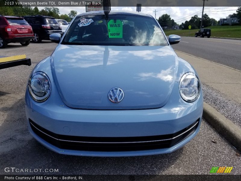 Denim Blue / Titan Black 2013 Volkswagen Beetle TDI