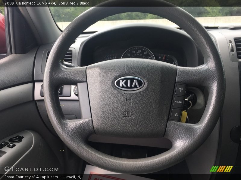 Spicy Red / Black 2009 Kia Borrego LX V6 4x4