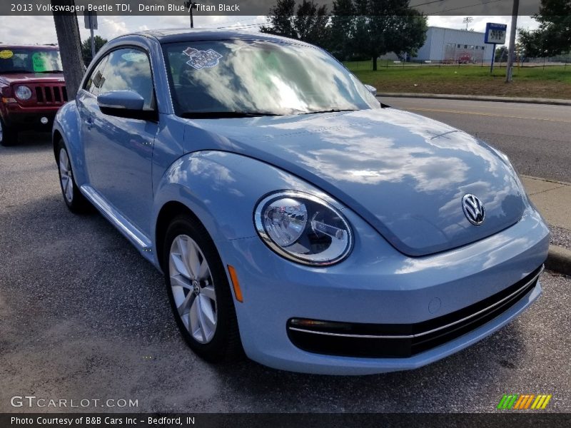 Denim Blue / Titan Black 2013 Volkswagen Beetle TDI