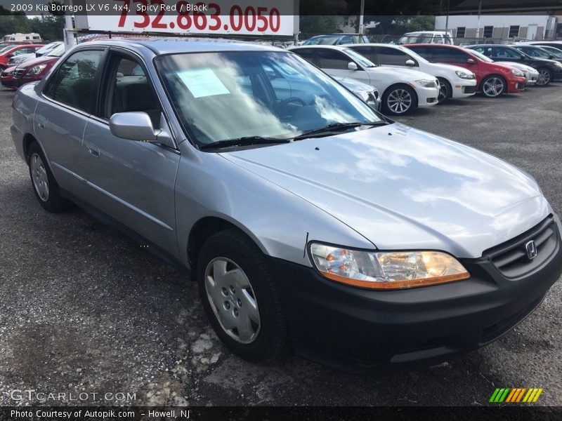 Spicy Red / Black 2009 Kia Borrego LX V6 4x4