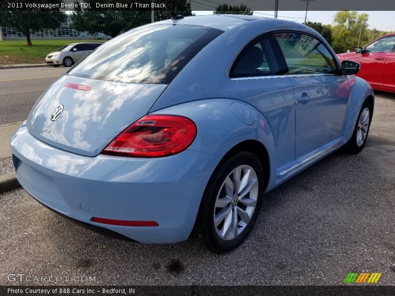 Denim Blue / Titan Black 2013 Volkswagen Beetle TDI