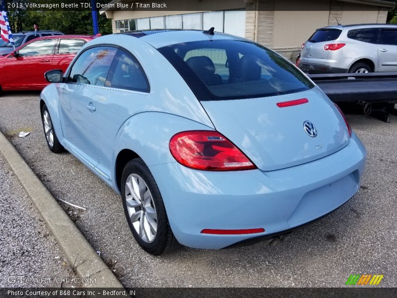 Denim Blue / Titan Black 2013 Volkswagen Beetle TDI