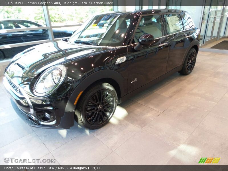 Midnight Black / Carbon Black 2019 Mini Clubman Cooper S All4