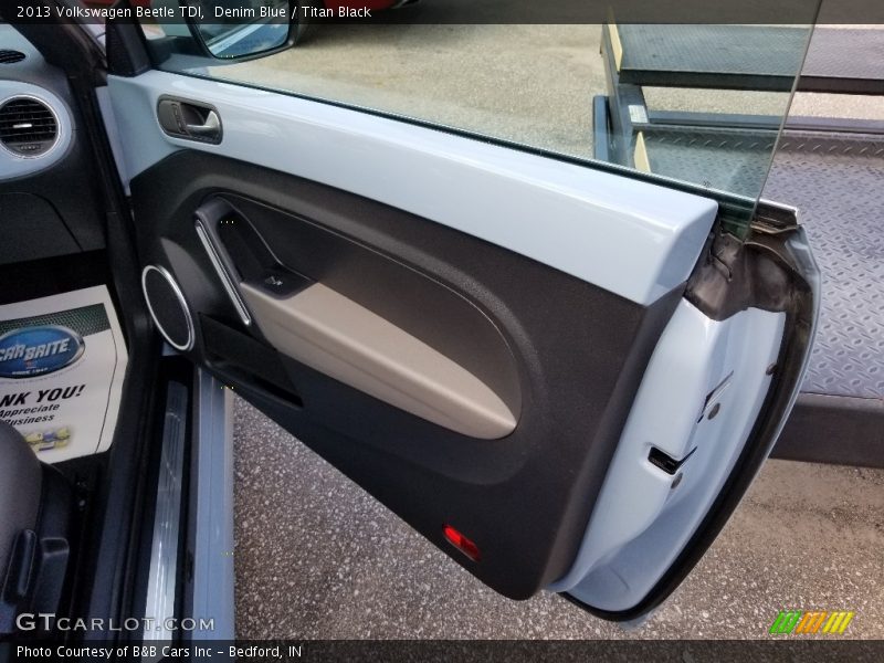 Denim Blue / Titan Black 2013 Volkswagen Beetle TDI