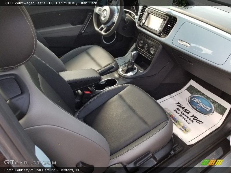 Denim Blue / Titan Black 2013 Volkswagen Beetle TDI