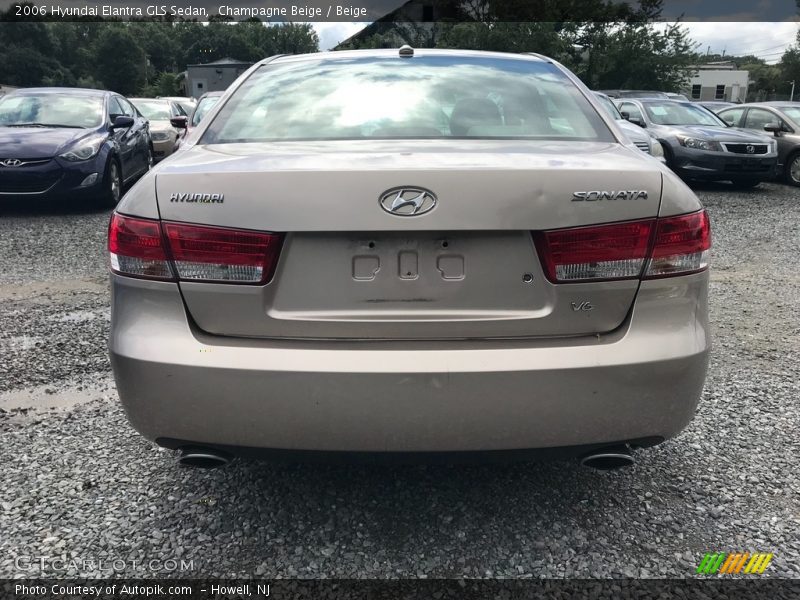 Champagne Beige / Beige 2006 Hyundai Elantra GLS Sedan