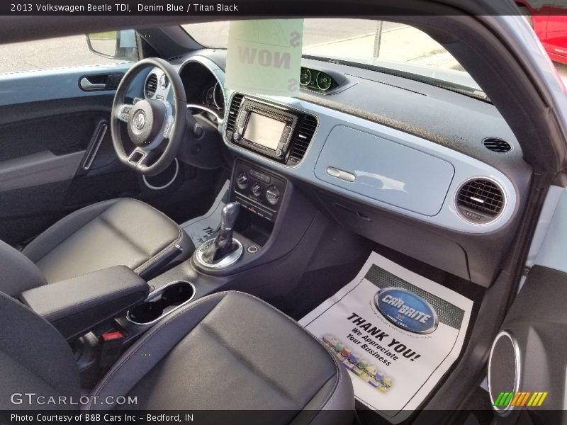 Denim Blue / Titan Black 2013 Volkswagen Beetle TDI