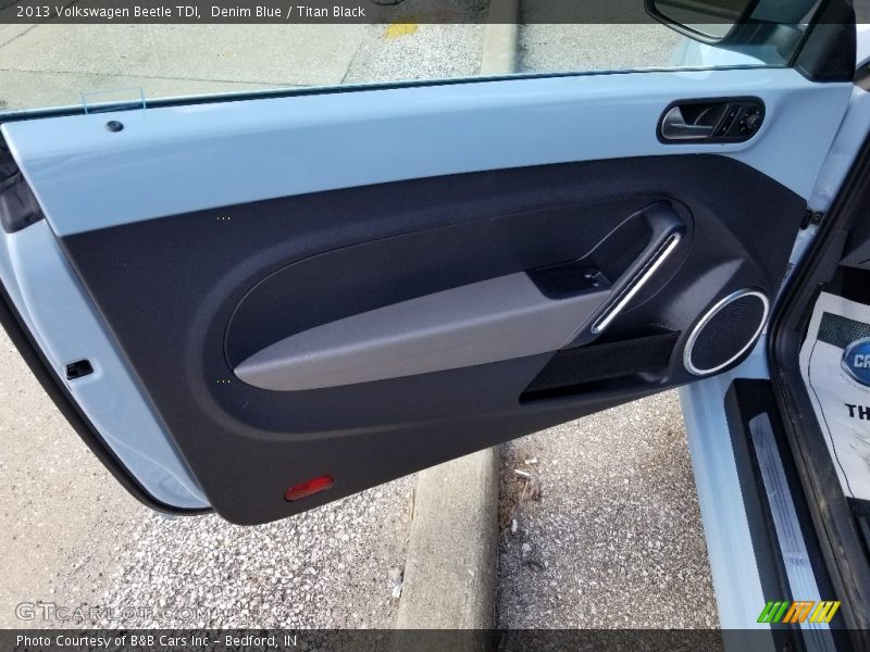 Denim Blue / Titan Black 2013 Volkswagen Beetle TDI