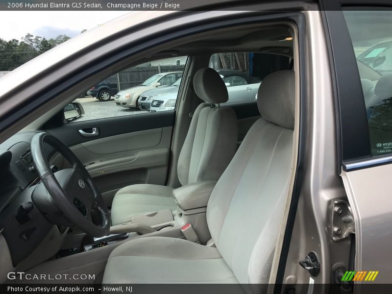 Champagne Beige / Beige 2006 Hyundai Elantra GLS Sedan