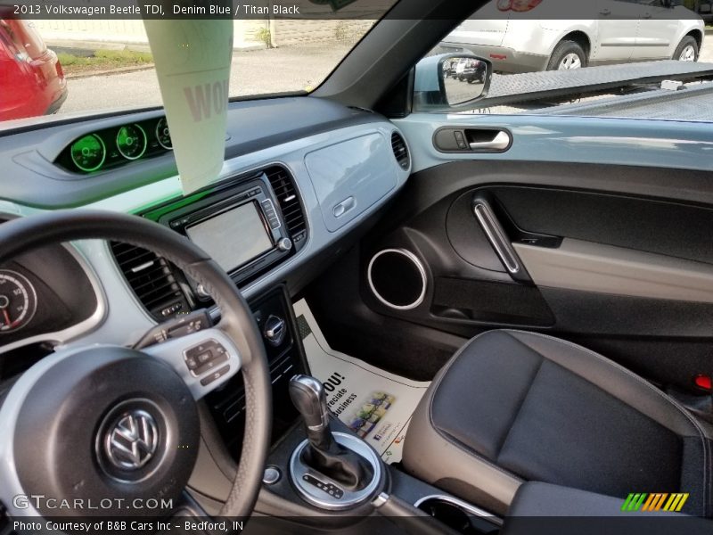 Denim Blue / Titan Black 2013 Volkswagen Beetle TDI