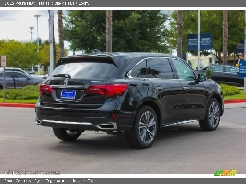 Majestic Black Pearl / Ebony 2019 Acura MDX