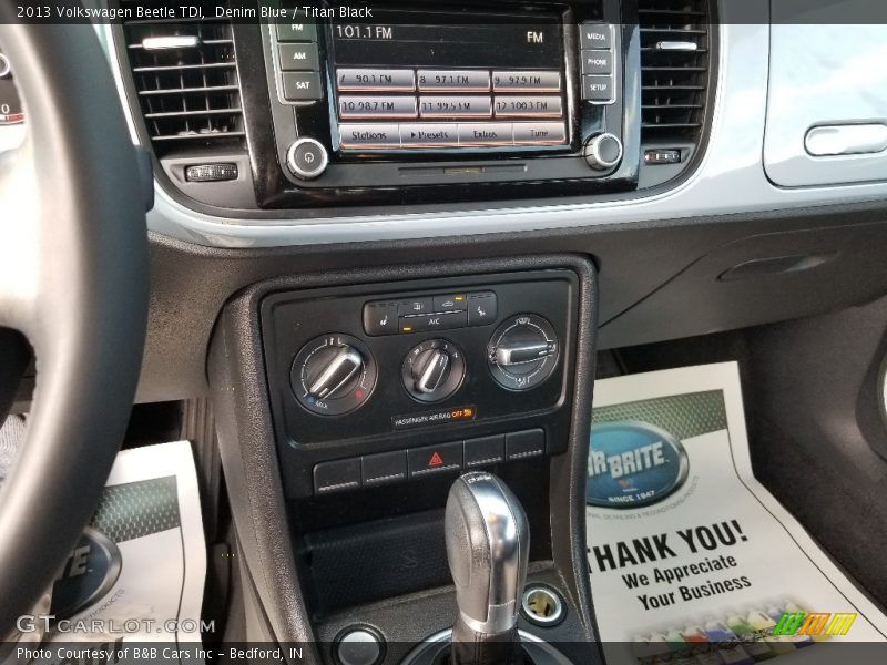 Denim Blue / Titan Black 2013 Volkswagen Beetle TDI