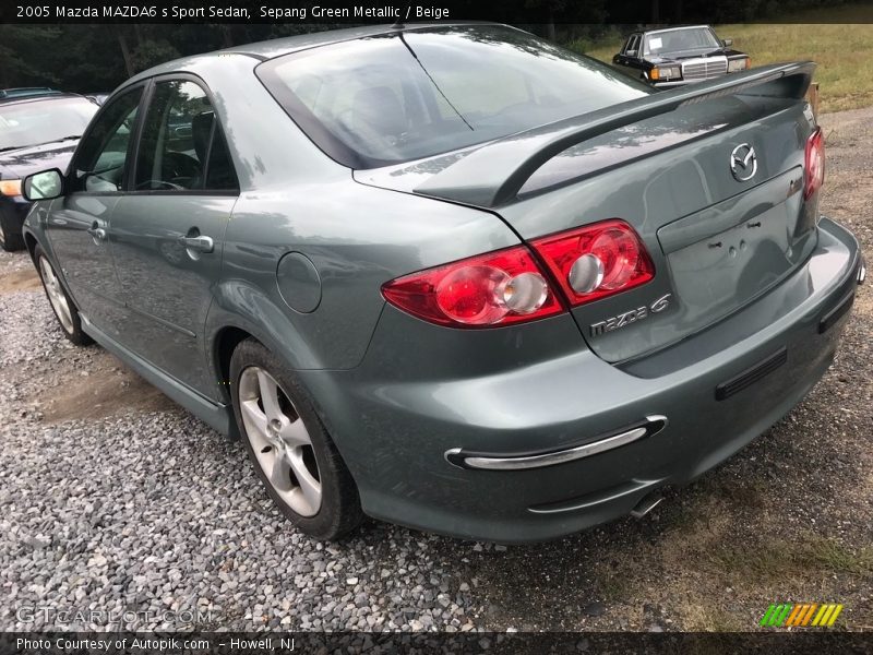 Sepang Green Metallic / Beige 2005 Mazda MAZDA6 s Sport Sedan