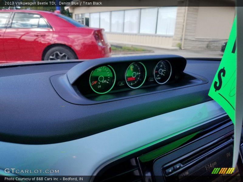 Denim Blue / Titan Black 2013 Volkswagen Beetle TDI