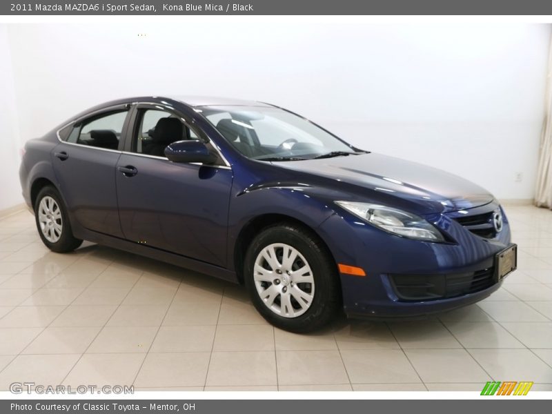 Kona Blue Mica / Black 2011 Mazda MAZDA6 i Sport Sedan