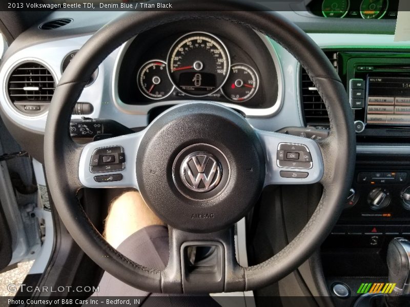 Denim Blue / Titan Black 2013 Volkswagen Beetle TDI