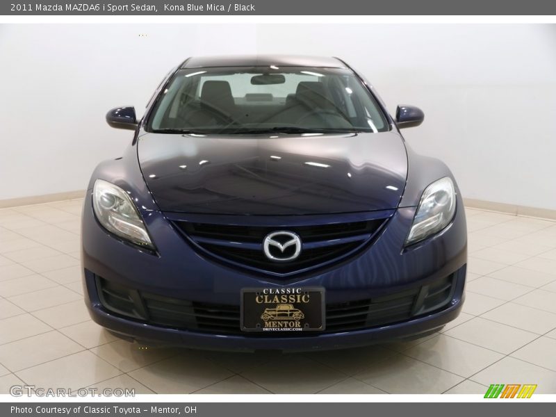 Kona Blue Mica / Black 2011 Mazda MAZDA6 i Sport Sedan