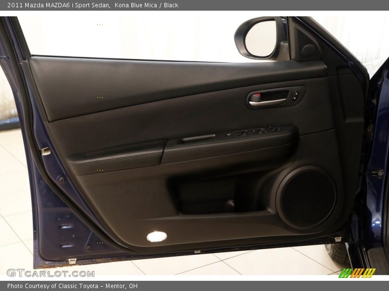 Kona Blue Mica / Black 2011 Mazda MAZDA6 i Sport Sedan