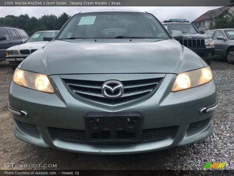 Sepang Green Metallic / Beige 2005 Mazda MAZDA6 s Sport Sedan