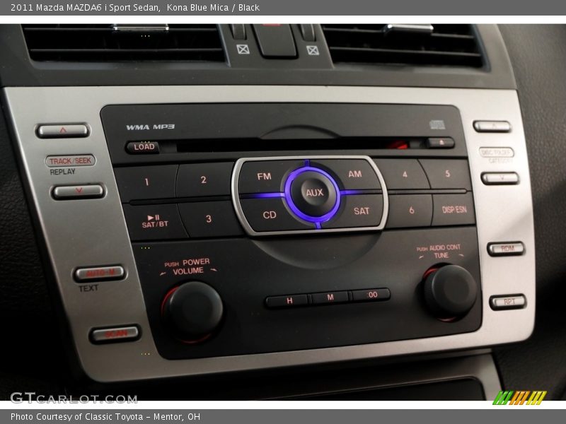 Kona Blue Mica / Black 2011 Mazda MAZDA6 i Sport Sedan
