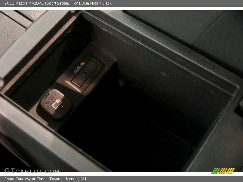 Kona Blue Mica / Black 2011 Mazda MAZDA6 i Sport Sedan