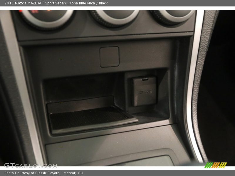 Kona Blue Mica / Black 2011 Mazda MAZDA6 i Sport Sedan
