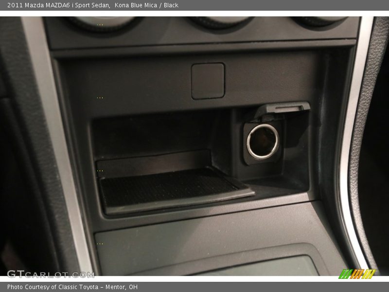 Kona Blue Mica / Black 2011 Mazda MAZDA6 i Sport Sedan