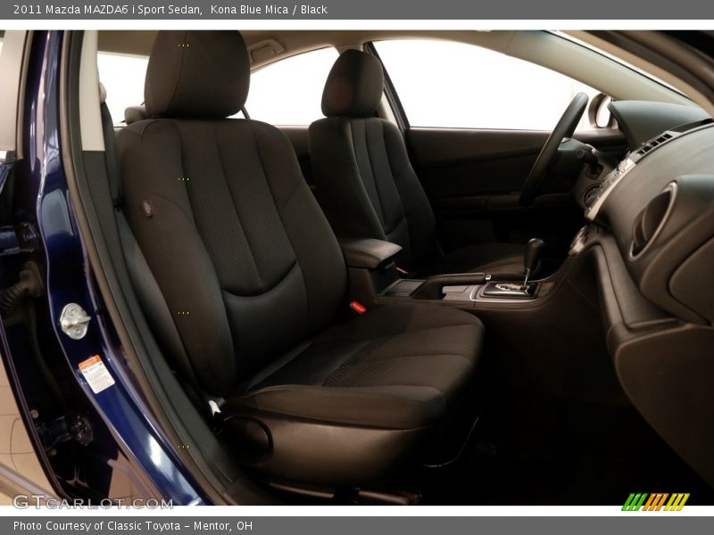 Kona Blue Mica / Black 2011 Mazda MAZDA6 i Sport Sedan