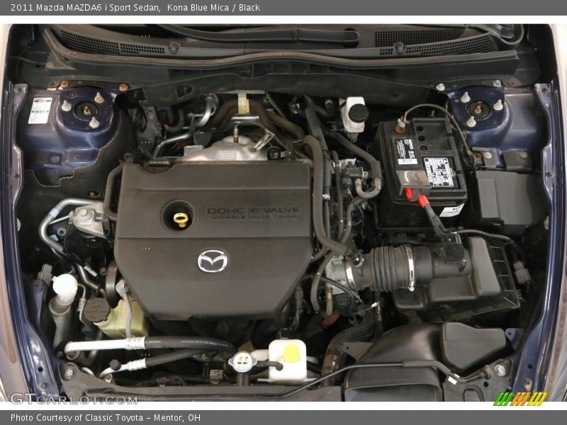 Kona Blue Mica / Black 2011 Mazda MAZDA6 i Sport Sedan