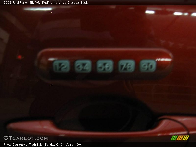 Redfire Metallic / Charcoal Black 2008 Ford Fusion SEL V6