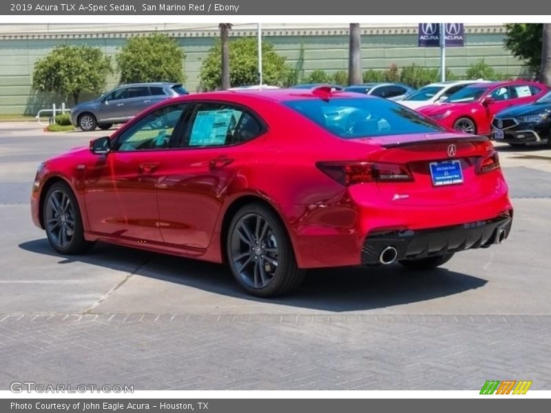 San Marino Red / Ebony 2019 Acura TLX A-Spec Sedan