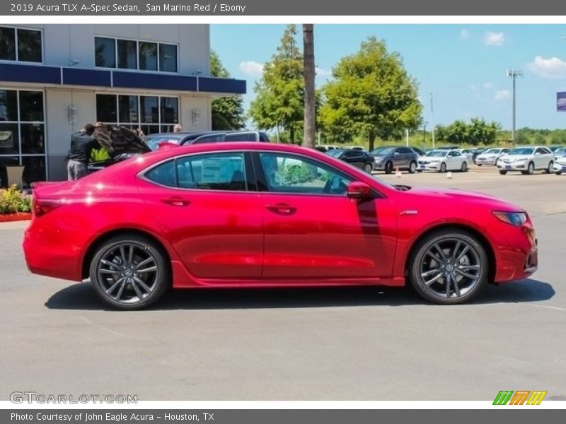San Marino Red / Ebony 2019 Acura TLX A-Spec Sedan