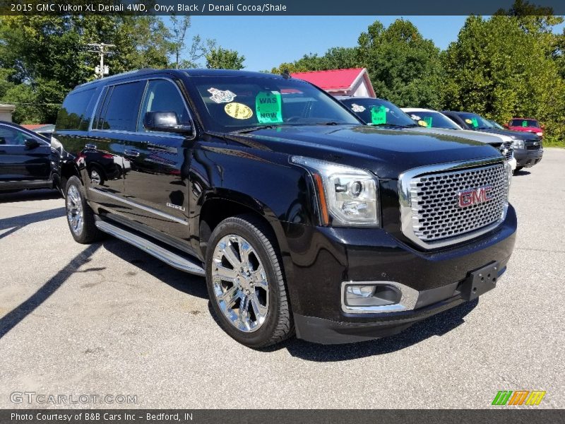 Onyx Black / Denali Cocoa/Shale 2015 GMC Yukon XL Denali 4WD