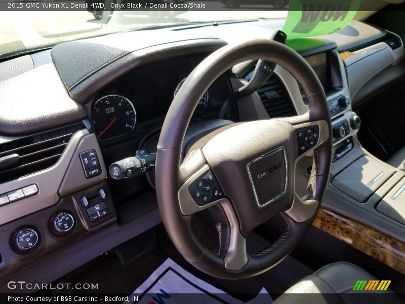 Onyx Black / Denali Cocoa/Shale 2015 GMC Yukon XL Denali 4WD